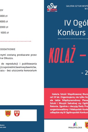 Kolaż - Asamblaż 2019 IV Ogólnopolski Konkurs Plastyczny